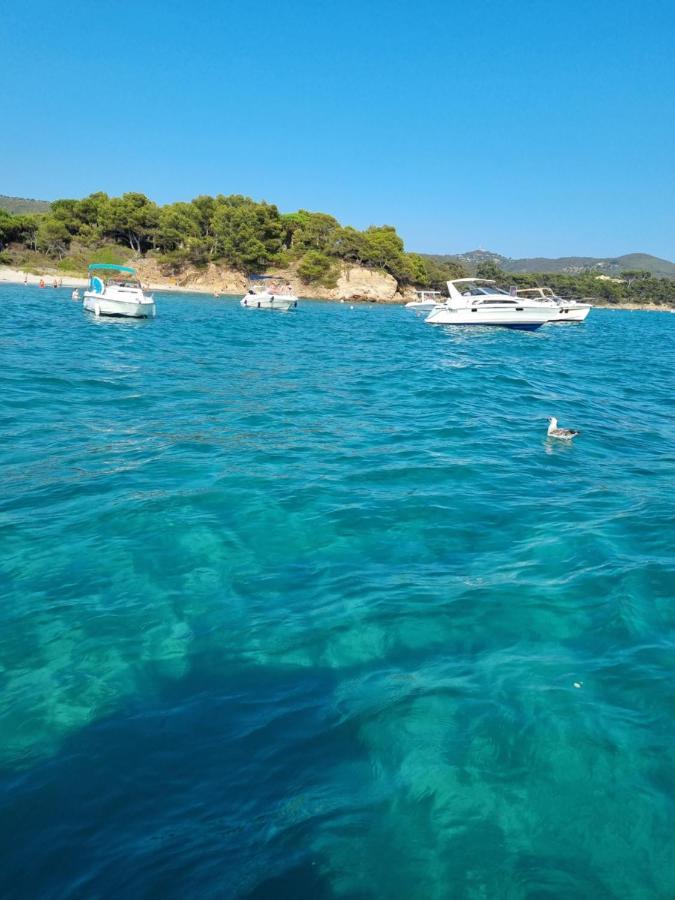 Studio La mer à Bormes-les-Mimosas Esterno foto