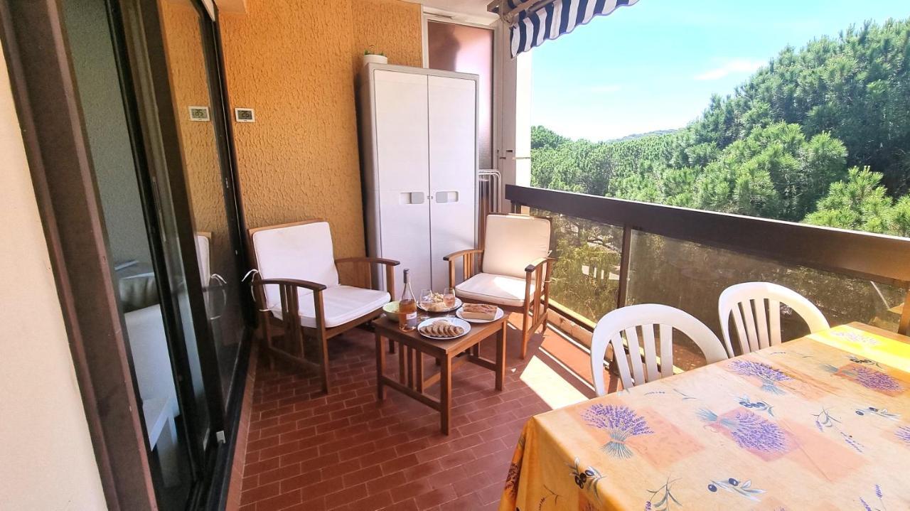 Studio La mer à Bormes-les-Mimosas Esterno foto